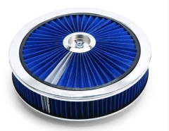Luftfilter K&N Style - Aircleaner K&N Style  350mm Blau